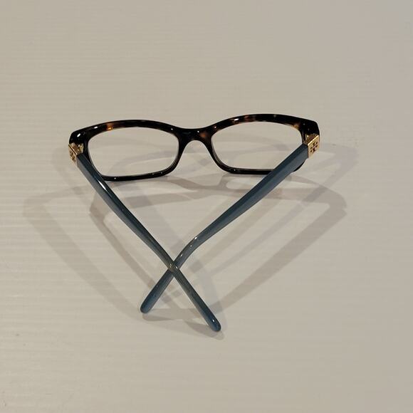 Tory Burch TY2049 1359 Eyeglasses Tortoise Blue Full Rim Frames 51-17-135 - Picture 10 of 13